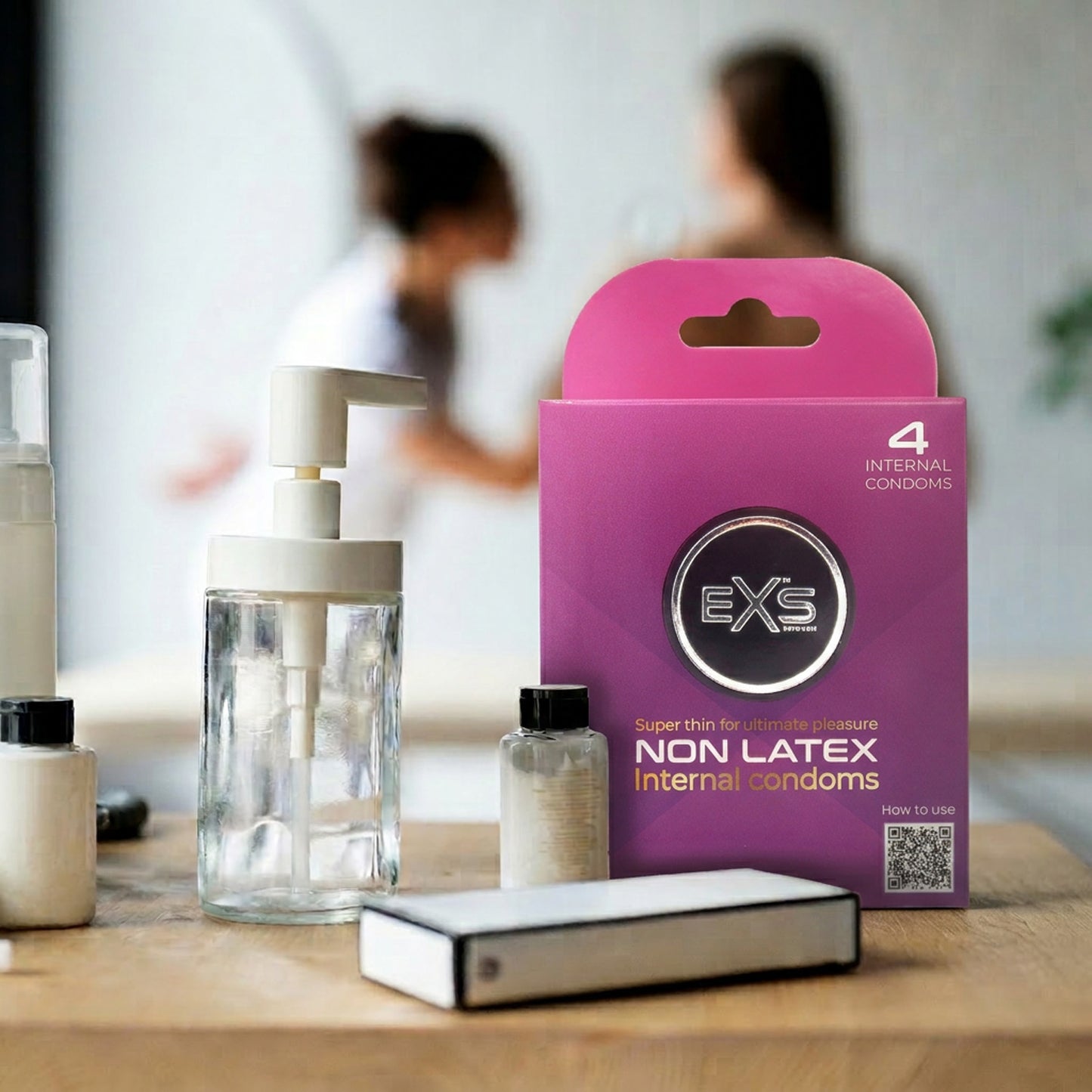EXS Non-Latex Internal Lace Loop Condoms