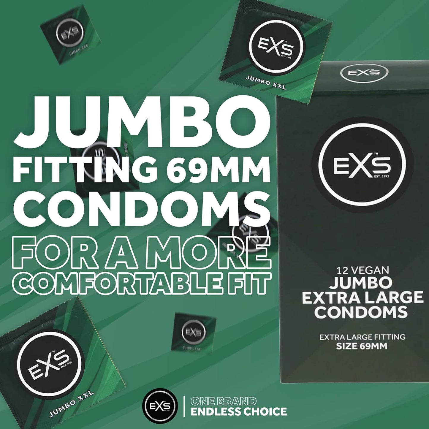EXS Jumbo XXL 69mm Condoms