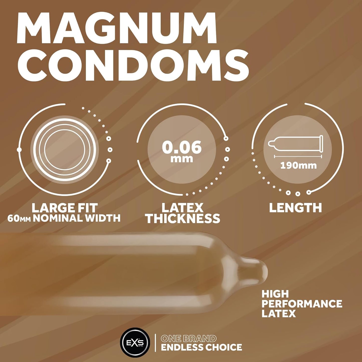 EXS Magnum L 60mm Condoms