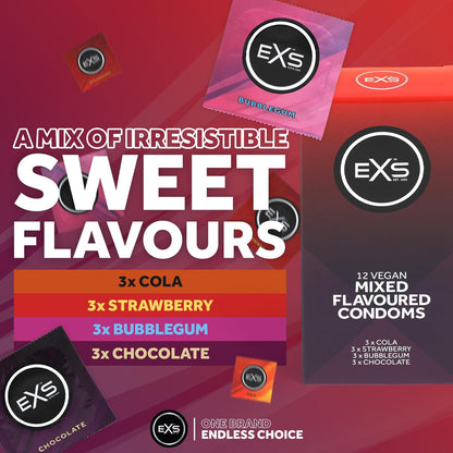EXS Mixed Flavoured Condoms