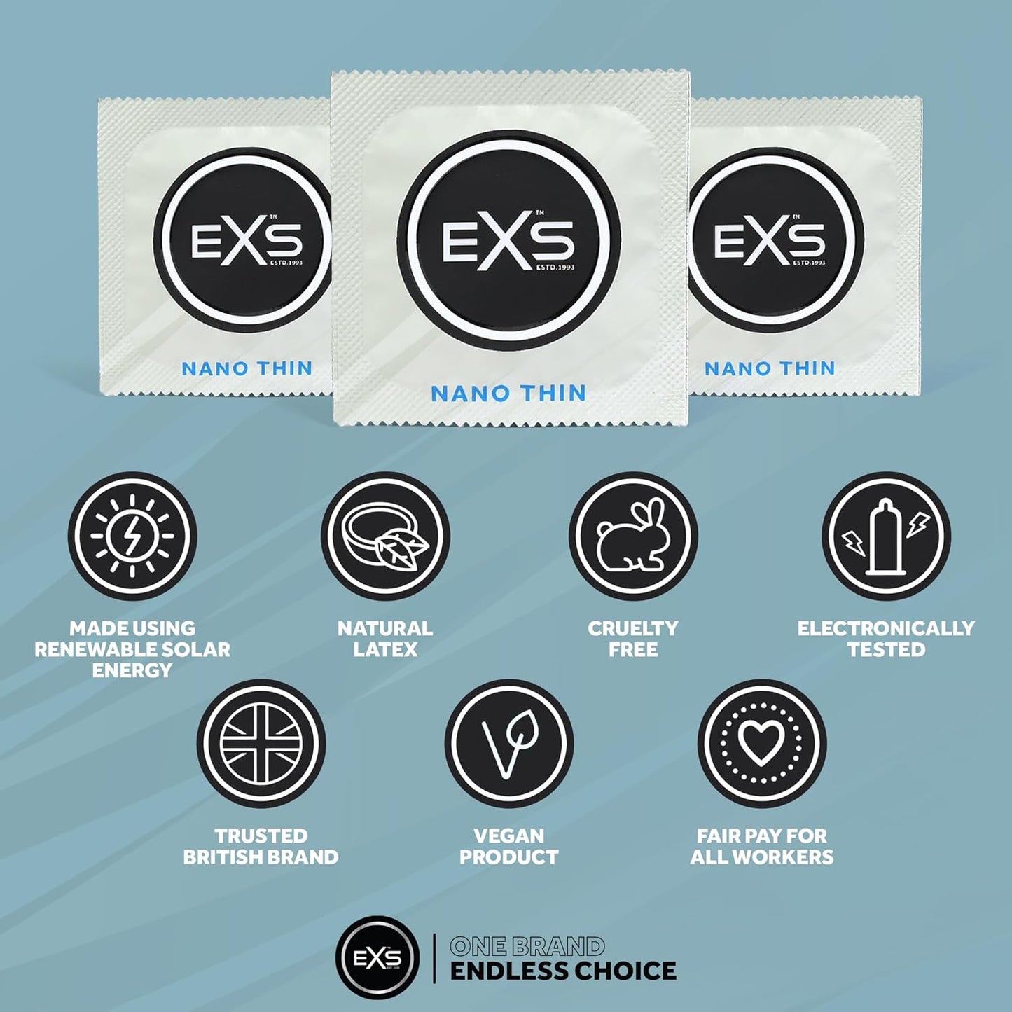 EXS Nano Thin 53mm Condoms