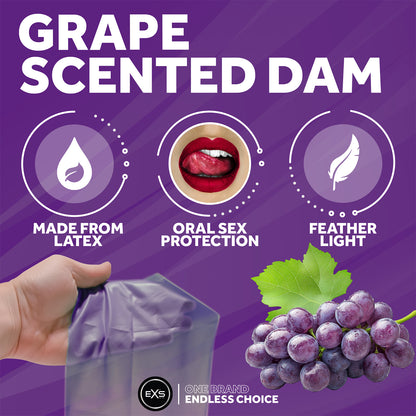 EXS Grape Flavoured Oral Dams