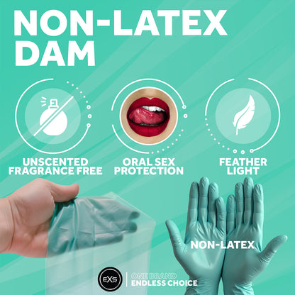 EXS Non-Latex Unscented Oral Dams