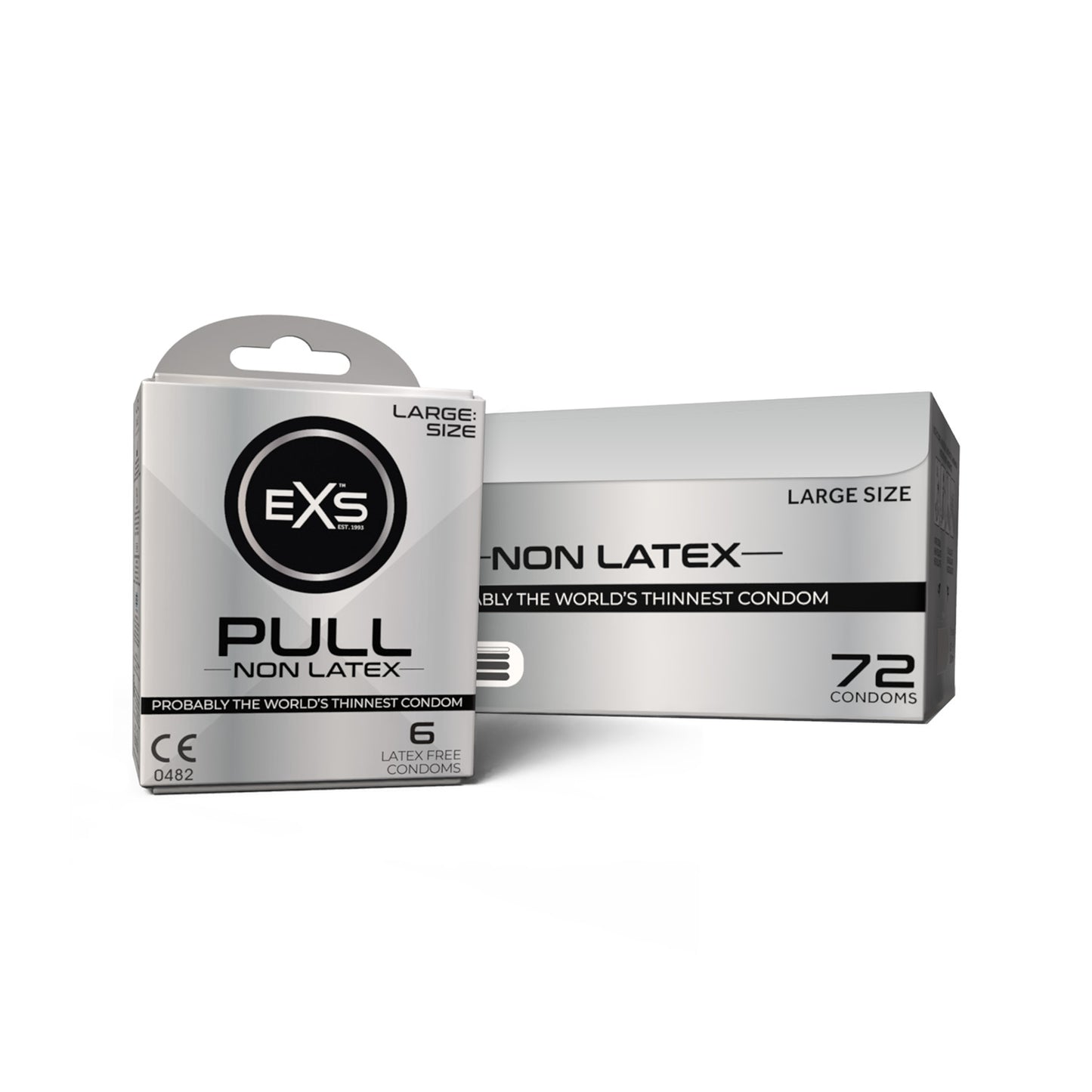 EXS Pull Large Non-Latex Condoms