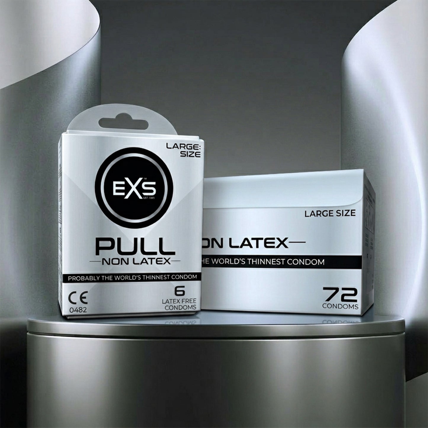 EXS Pull Large Non-Latex Condoms