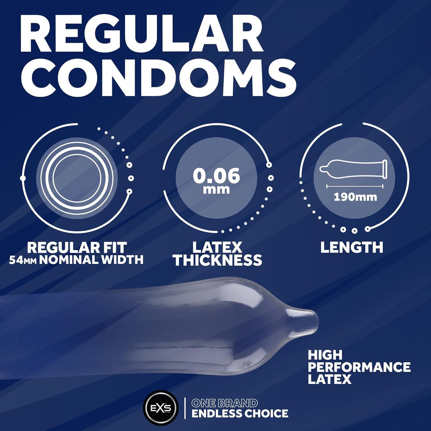 EXS Regular 54mm Condoms