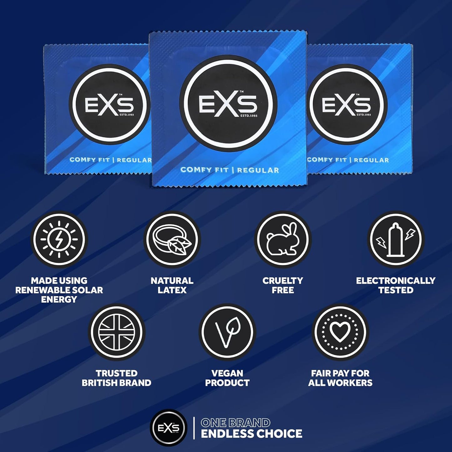 EXS Regular 54mm Condoms