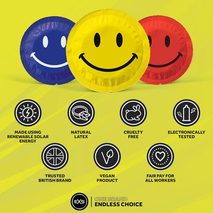 EXS Circular Smiley Face Condoms