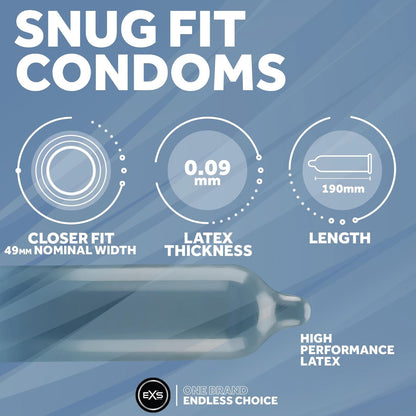 EXS Snug Fit 49mm Condoms