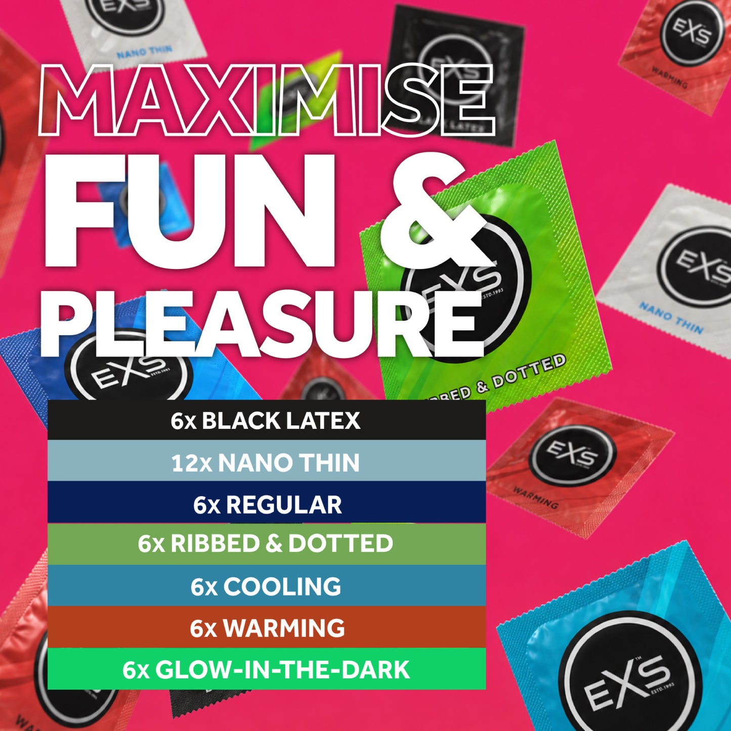 EXS Variety Pack 2 Condoms