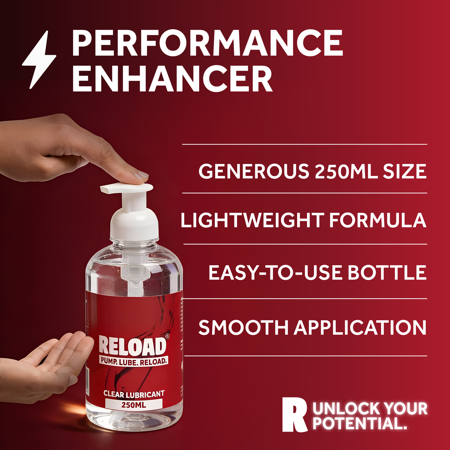 Reload 250ml Clear Lubricant Bottle