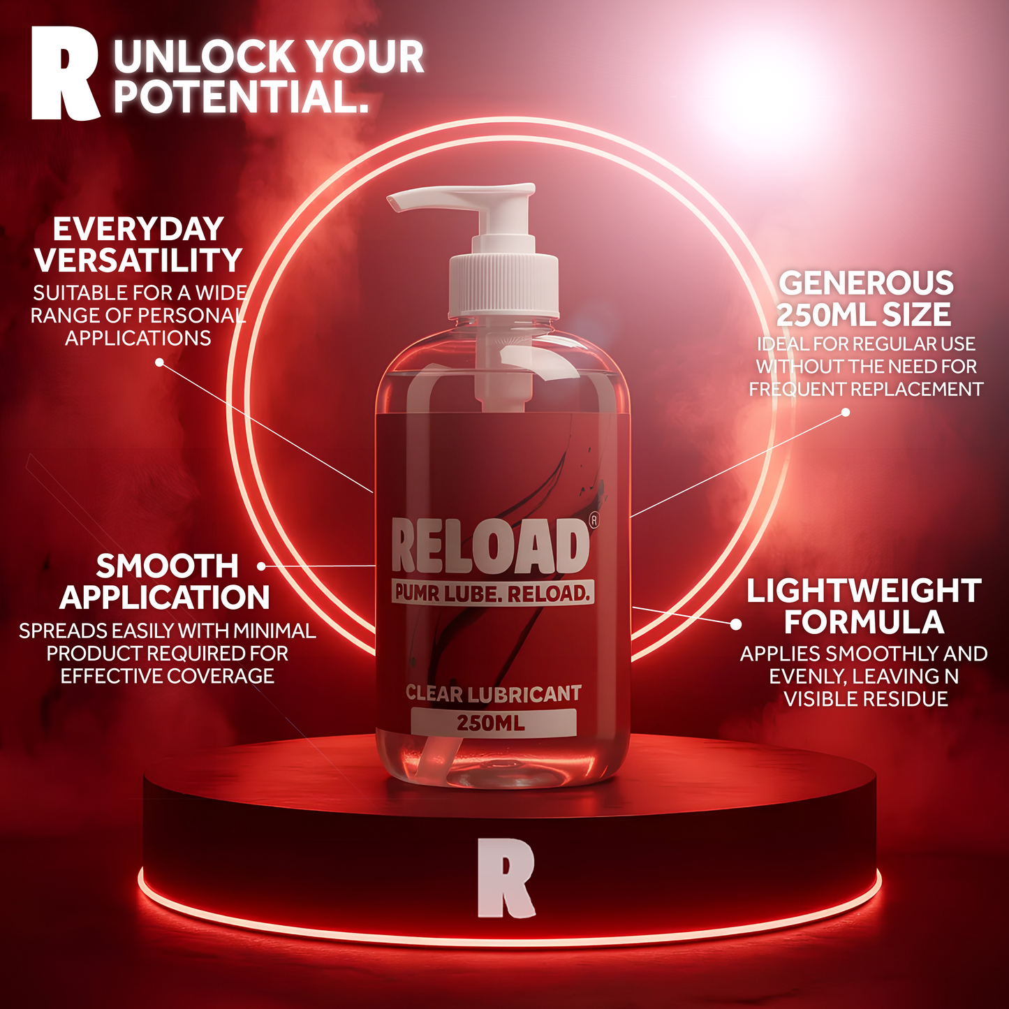 Reload 250ml Clear Lubricant Bottle