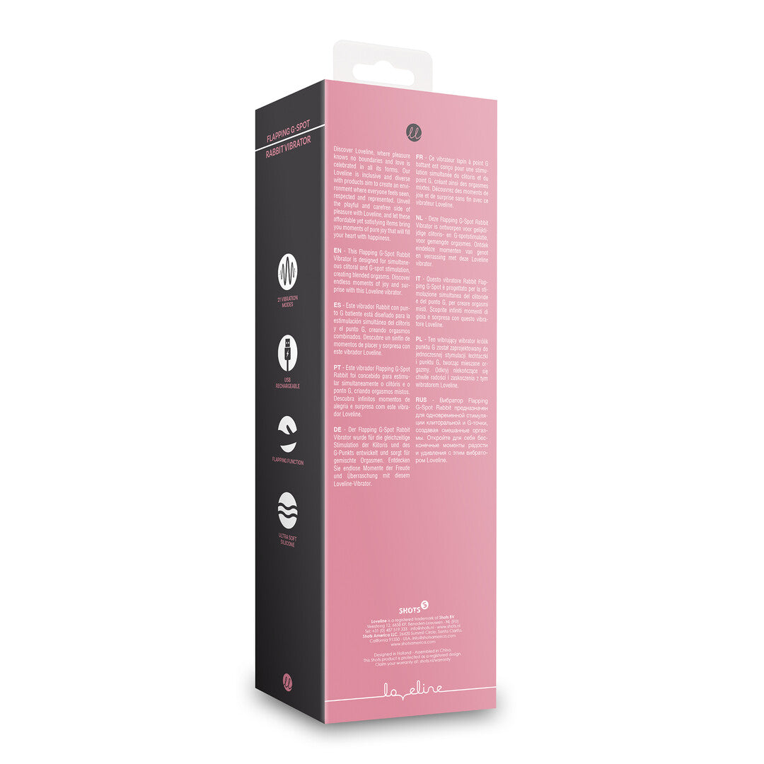 Loveline Flapping G-Spot Rabbit Vibrator