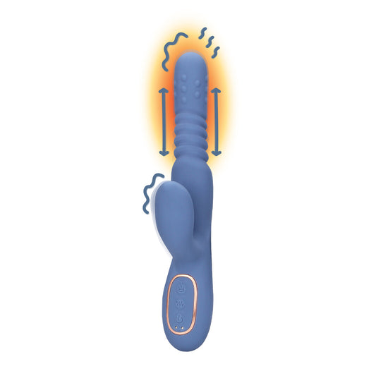 Loveline Warming Rotating Beads and Thrusting Rabbit Vibrator