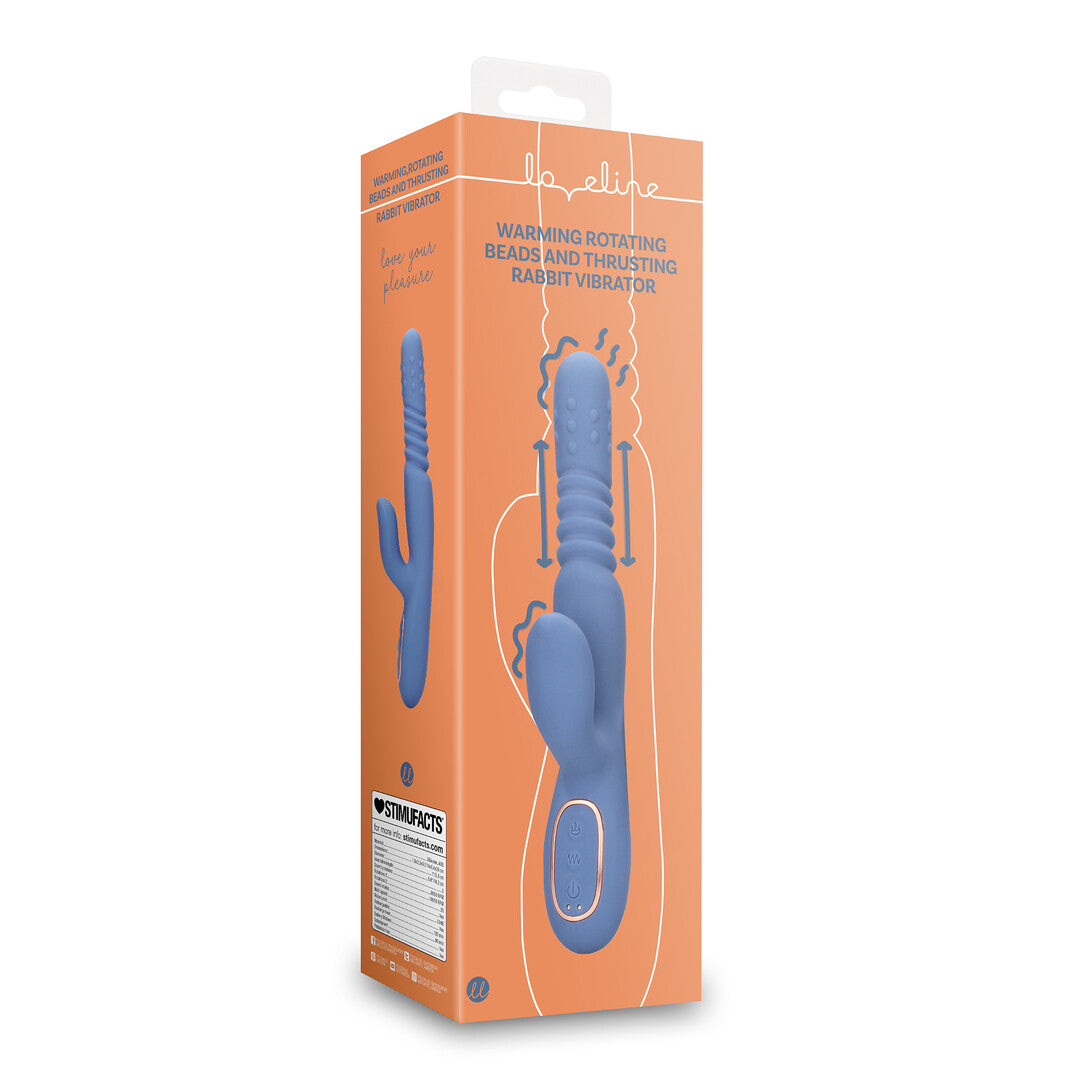Loveline Warming Rotating Beads and Thrusting Rabbit Vibrator