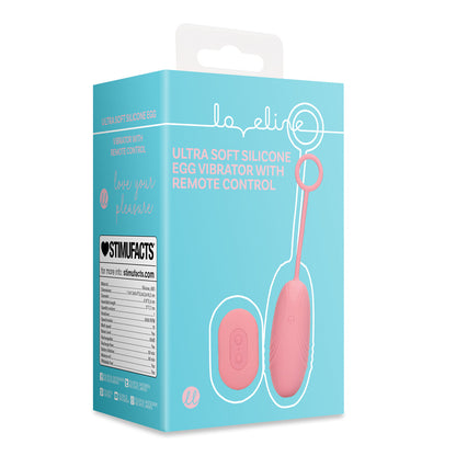 Loveline Ultra Soft Silicone Egg Vibrator With Remote Control