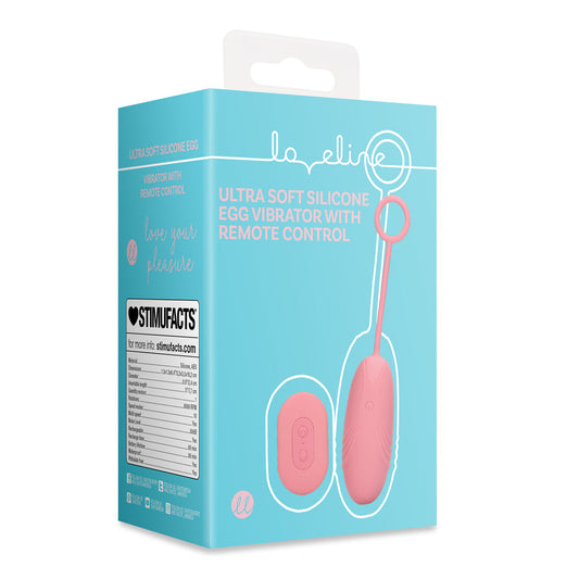 Loveline Ultra Soft Silicone Egg Vibrator With Remote Control