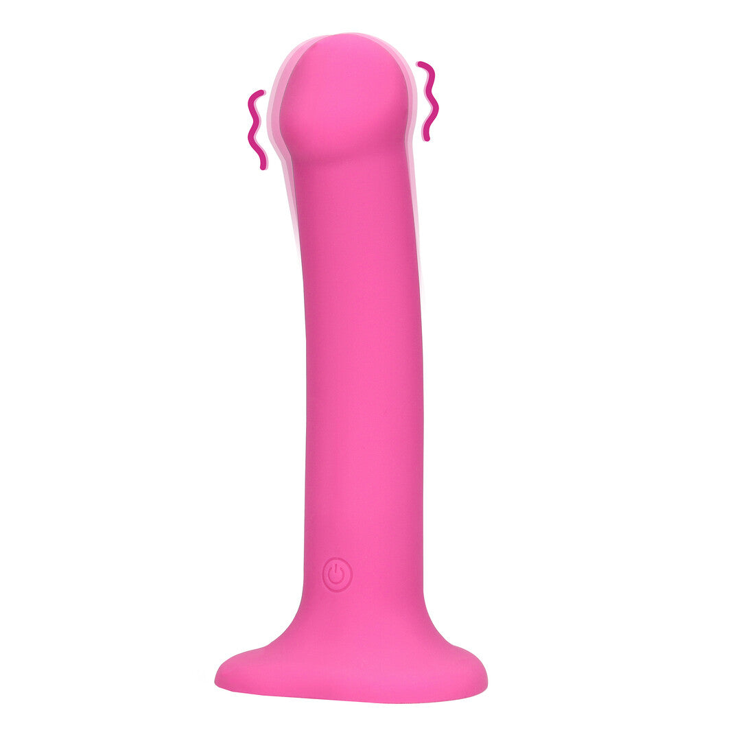 Loveline Non-Phallic Vibrating Dildo Medium