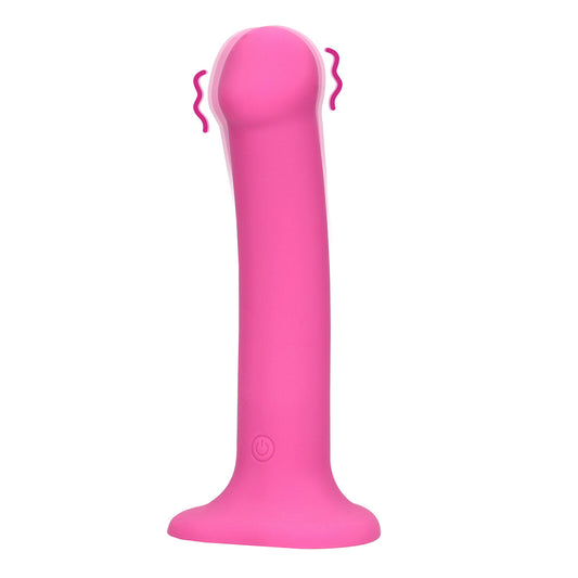 Loveline Non-Phallic Vibrating Dildo Medium