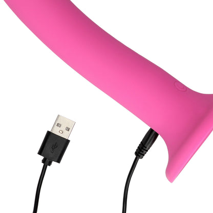 Loveline Non-Phallic Vibrating Dildo Medium