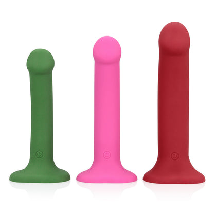 Loveline Non-Phallic Vibrating Dildo Medium