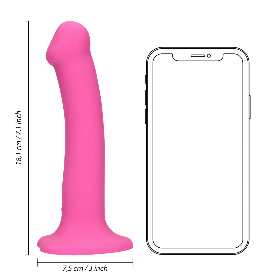 Loveline Non-Phallic Vibrating Dildo Medium