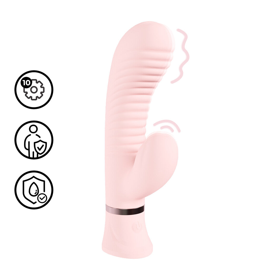 Loveline International Mystique Ribbed Rabbit Vibrator