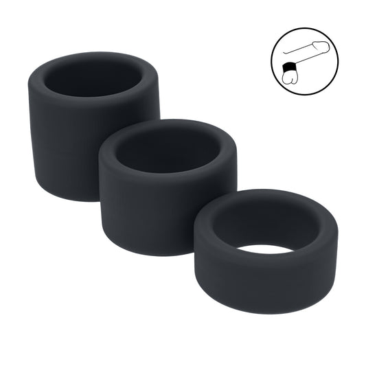 Levelz Liquid Silicone Ball Strap Set of 3 S/M/L