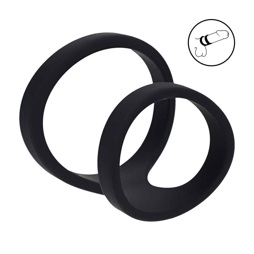 Levelz 2 Loop Silicone Cockring