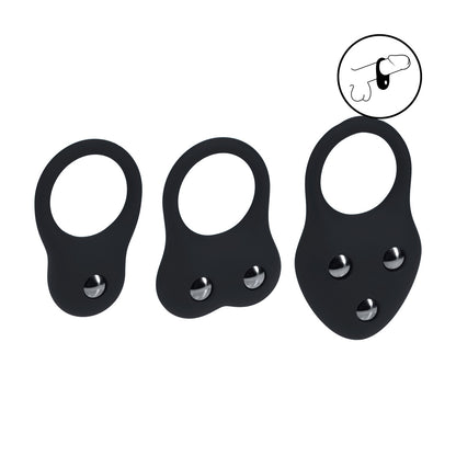 Levelz Silicone Training Cockring Set of 3 S/M/L