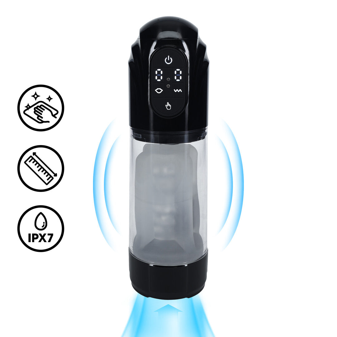 Pumped Technothrust Automatic Waterproof Masturbator Pump