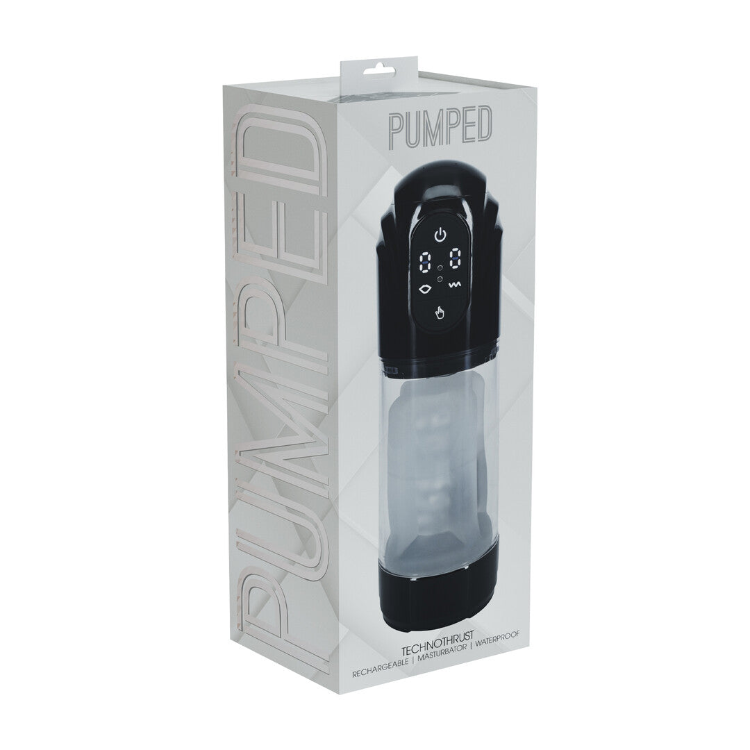 Pumped Technothrust Automatic Waterproof Masturbator Pump