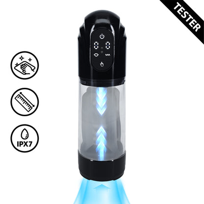 Pumped Technothrust Automatic Waterproof Masturbator Pump