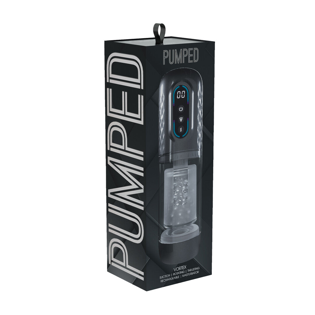 Pumped Vortex Suction Rotation And Thrusting Masturbator Pump