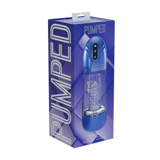Pumped Sonicpull Suction And Vibration Masturbator Pump Multimedia Enhanced