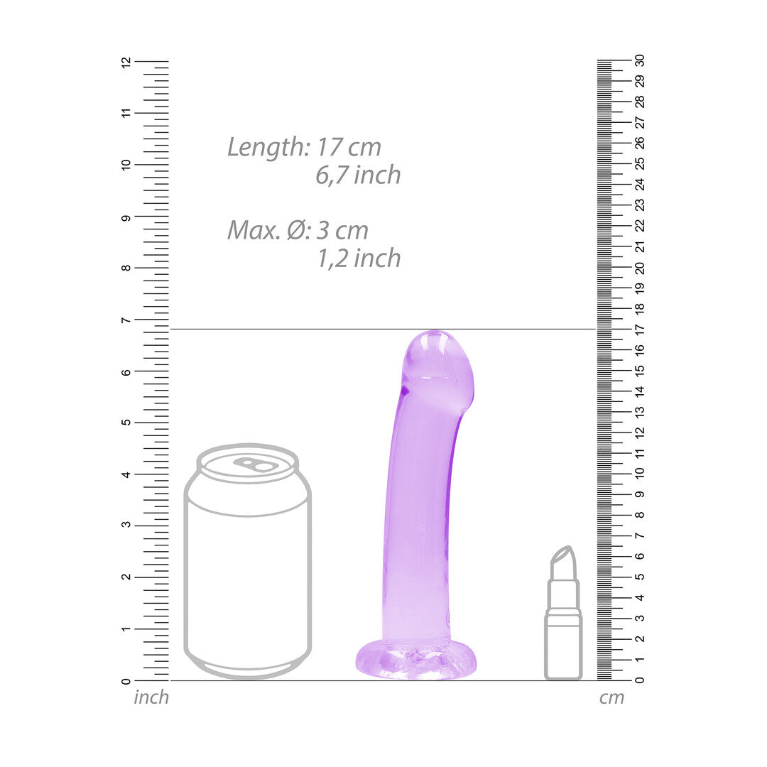 RealRock Non-Realistic Dildo With Suction Cup 7" / 17 cm