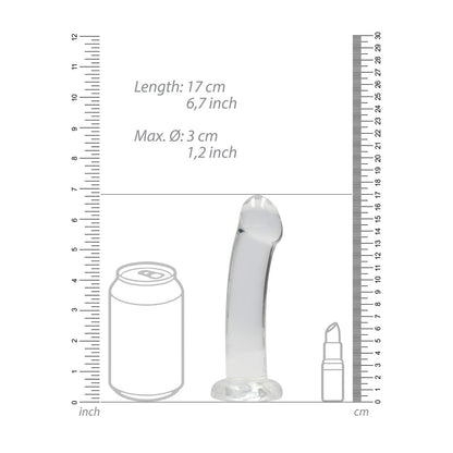 RealRock Non-Realistic Dildo With Suction Cup 7" / 17 cm
