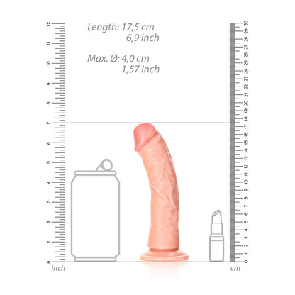 RealRock Curved Realistic Dildo With Suction Cup 6" / 15.5 cm
