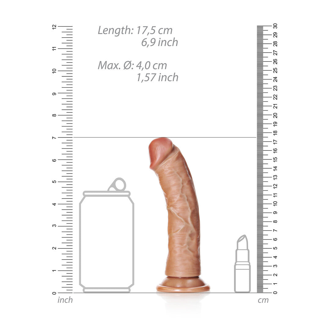 RealRock Curved Realistic Dildo With Suction Cup 6" / 15.5 cm