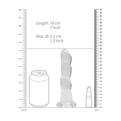 RealRock Non-Realistic Dildo With Suction Cup 7" / 17 cm