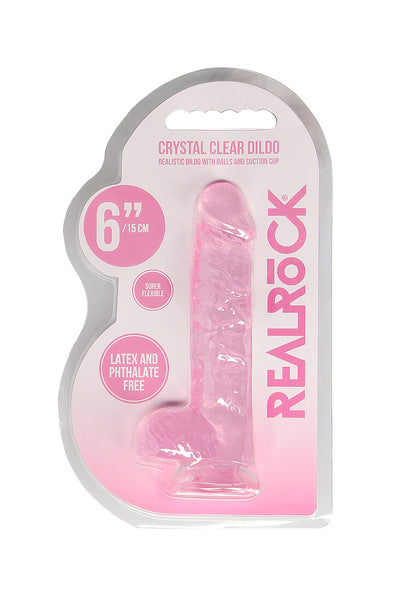 RealRock Realistic Dildo With Balls 6" / 15 cm