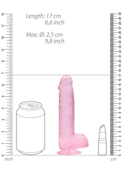 RealRock Realistic Dildo With Balls 6" / 15 cm