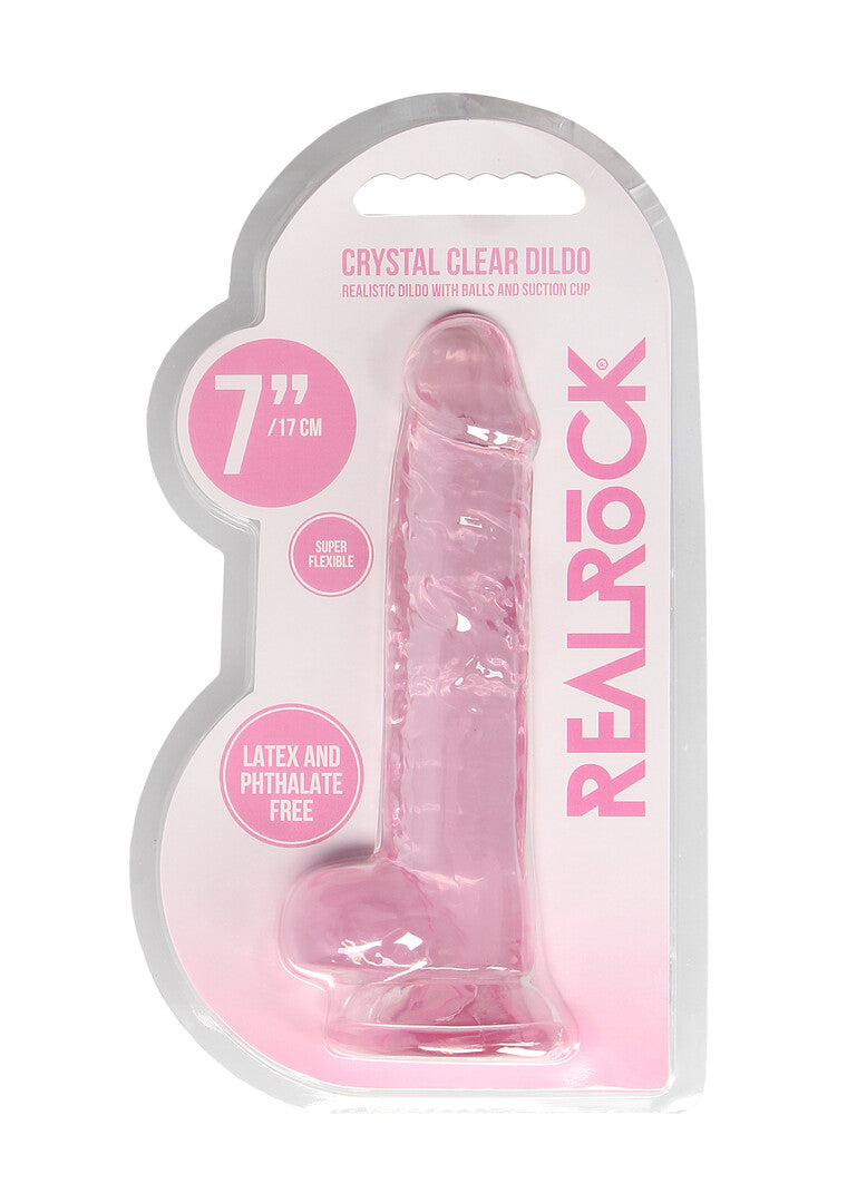 RealRock Realistic Dildo With Balls 7" / 18 cm
