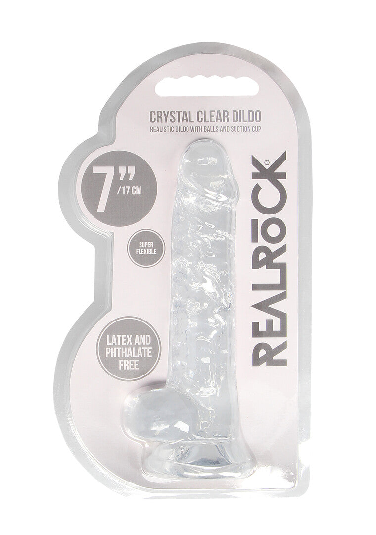 RealRock Realistic Dildo With Balls 7" / 18 cm