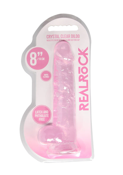 RealRock Realistic Dildo With Balls 8" / 21 cm