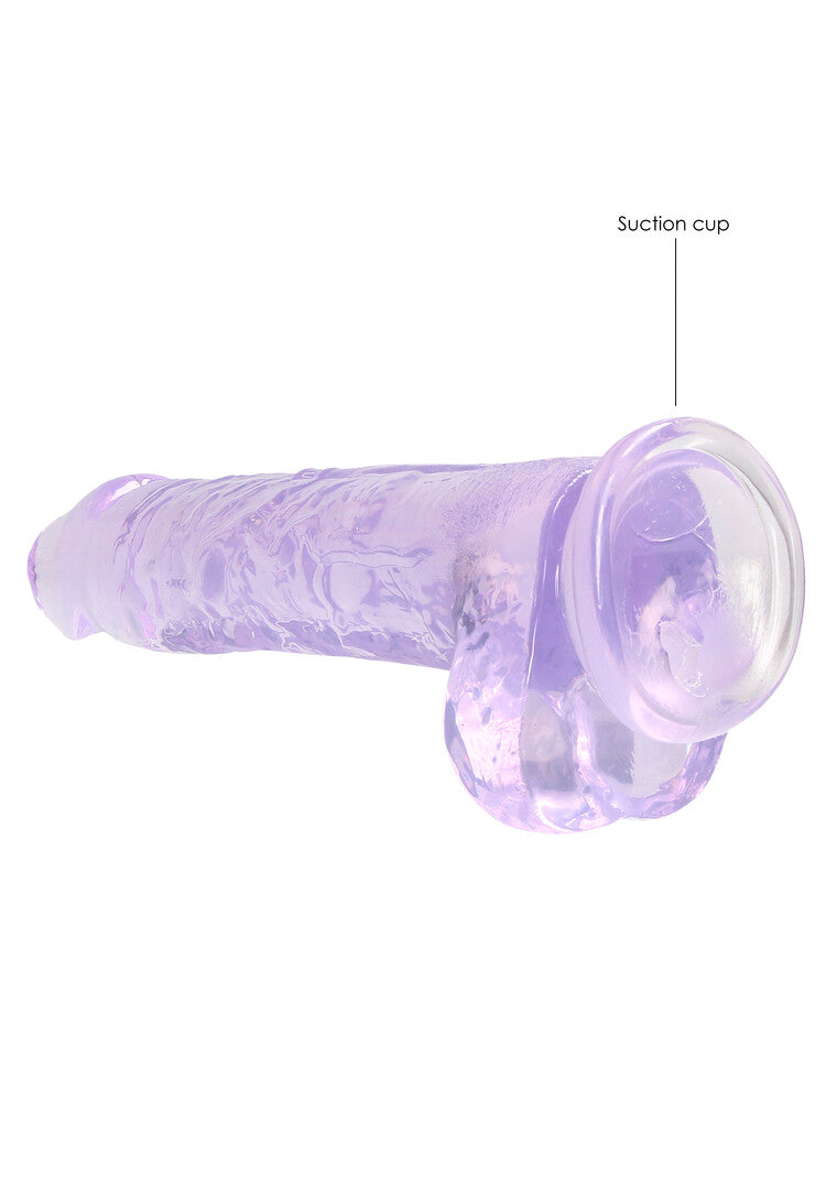 RealRock Realistic Dildo With Balls 8" / 21 cm