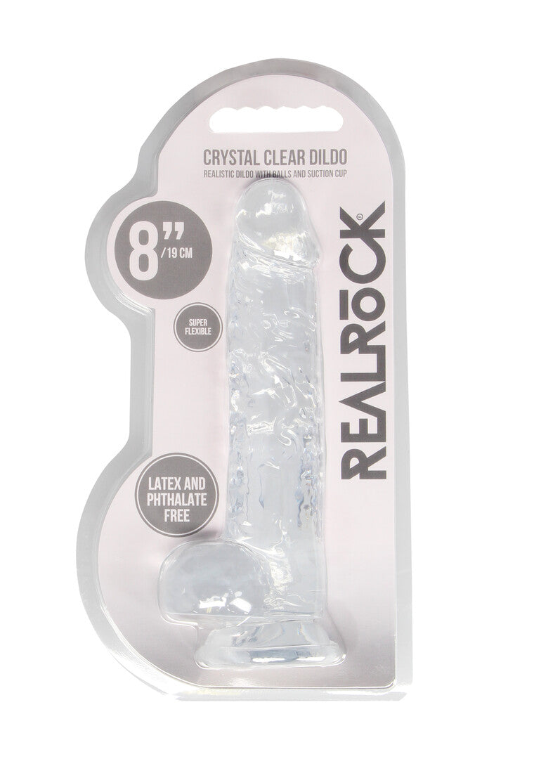 RealRock Realistic Dildo With Balls 8" / 21 cm