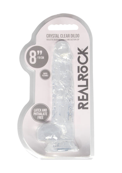 RealRock Realistic Dildo With Balls 8" / 21 cm