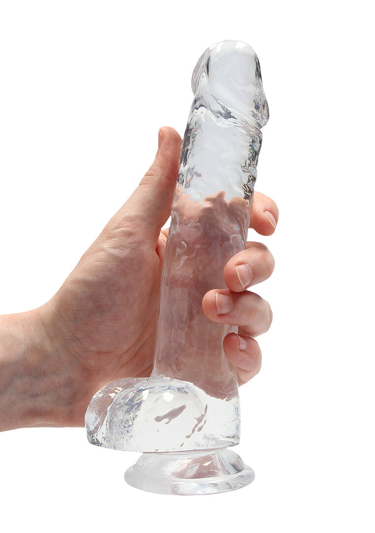 RealRock Realistic Dildo With Balls 8" / 21 cm