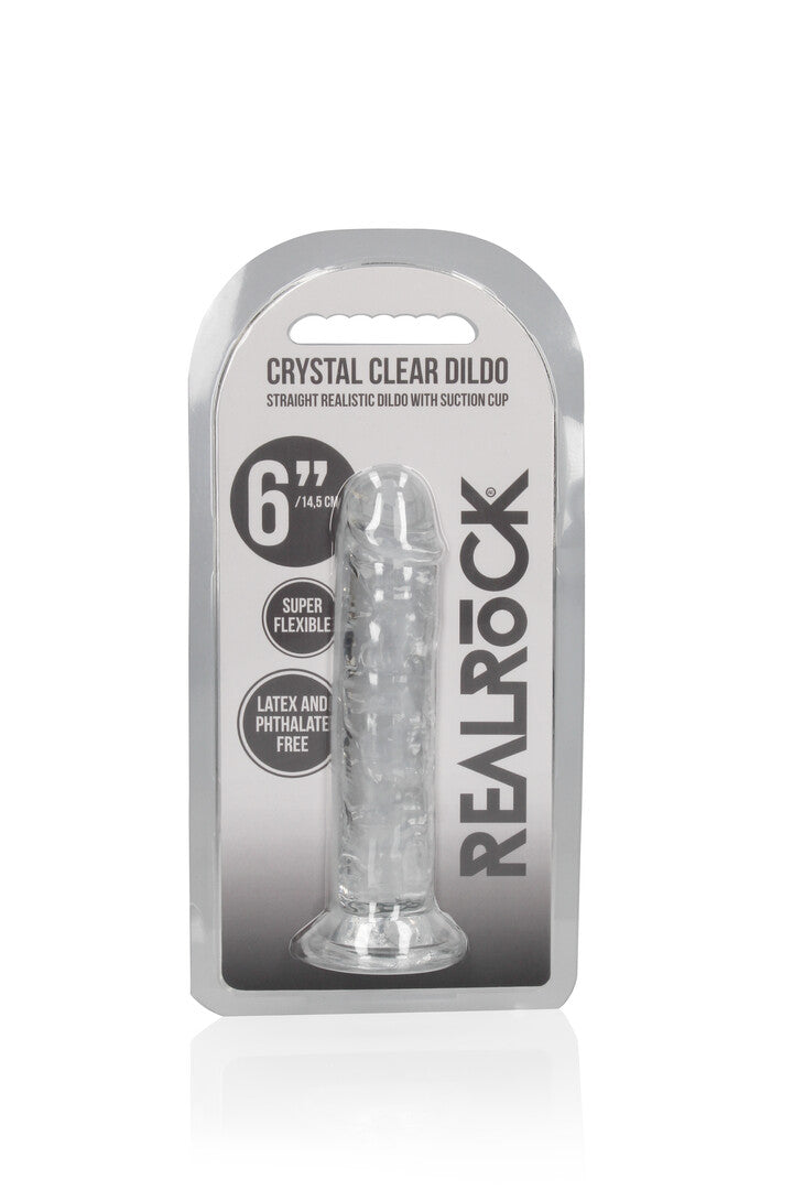 RealRock Straight Realistic Dildo With Suction Cup 6" / 14.5 cm